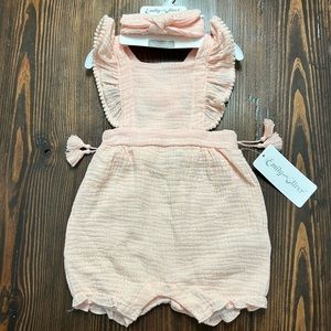 Size 12m romper & headband set